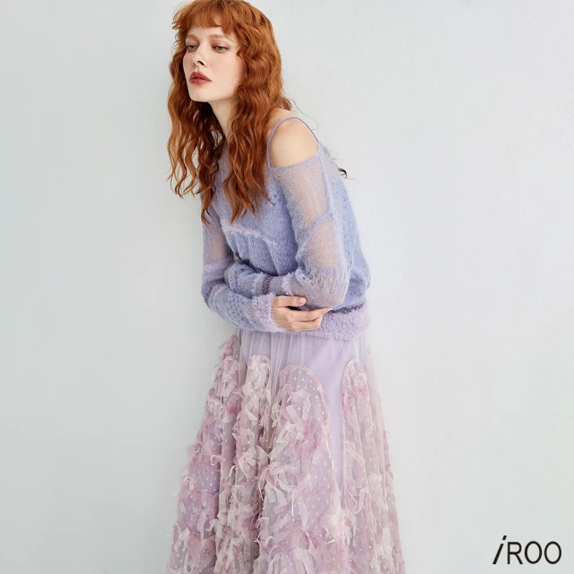 iROO 雲朵造型毛海針織上衣 推薦