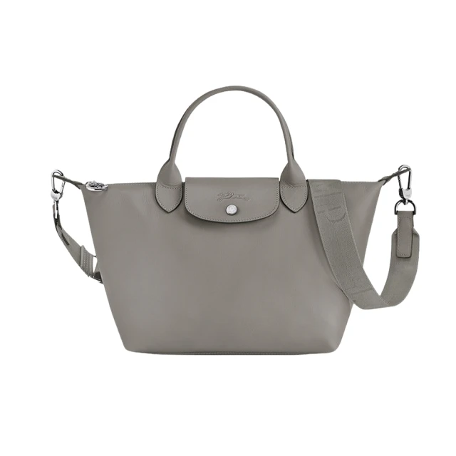 LONGCHAMP 1512 斑鳩灰 Le Pliage Xtra 系列 S(牛皮 手提斜背包)