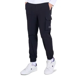【LE COQ SPORTIF 公雞】休閒潮流平織運動長褲 男款-2色-LWU81273