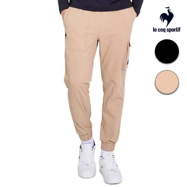 【LE COQ SPORTIF 公雞】休閒潮流平織運動長褲 男款-2色-LWU81273
