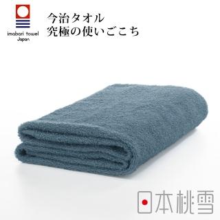 【日本桃雪】日本製原裝進口今治飯店浴巾(紺青 鈴木太太公司貨)