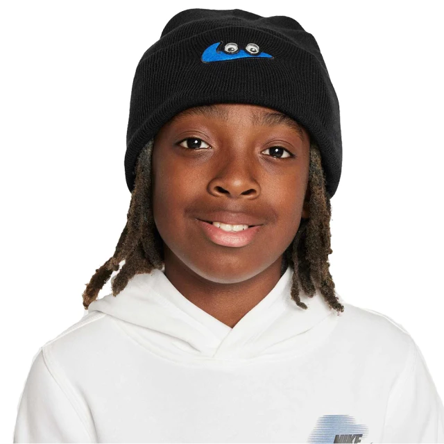 NIKE 耐吉NIKE 耐吉 毛帽 K NK PEAK BEANIE SWOOSHY H24 中童 - HF7181010