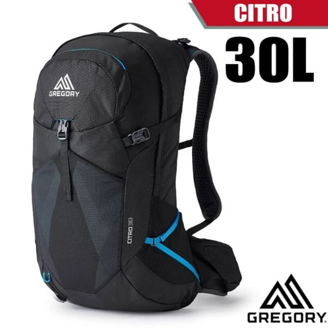 Gregory CITRO 30L 多功能登山背包_3D包覆臀帶(126880-7416 臭氧黑)