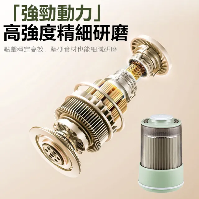 【Nil】多功能小型咖啡研磨器 五穀雜糧粉碎料理機(研磨機 輔食機 磨粉機 打粉機 磨粉器 磨豆機)