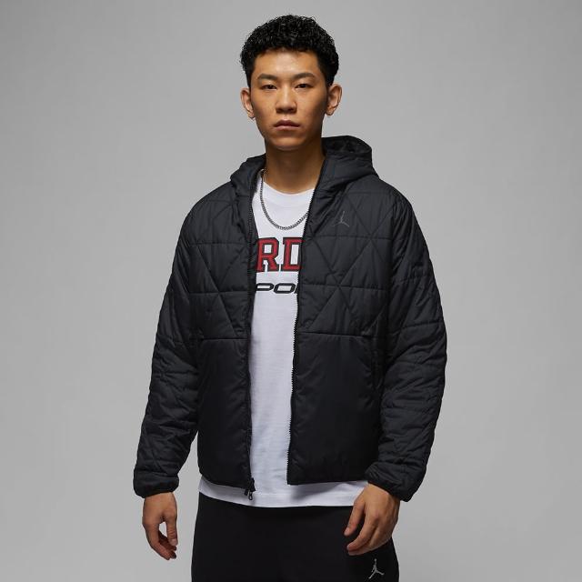 【NIKE 耐吉】外套 男款 運動連帽外套 防潑水 AS M J TF SPRT STMT MDWT JKT 黑 FZ3163-010