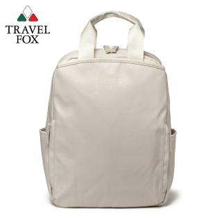 【TRAVEL FOX 旅狐】女包 簡約質感百搭後揹包/大學包/電腦包(TB833-82 米)