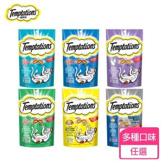 【TEMPTATIONS 喵愛餡】貓點心 綜合口味 75g/60g*5入 寵物/貓零食/貓食(任選)
