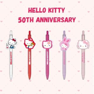 【sun-star】三麗鷗 Hello Kitty 50週年 造型原子筆 黑色 0.7mm