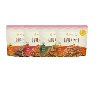 【The Chala 蕎拉燕麥】纖女燕麥脆片-6款口味任選x4包(黃金蔗糖/蕃茄羅勒/巧克力麥芽)