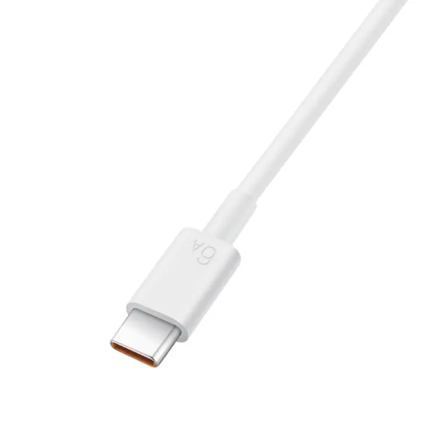 【HUAWEI 華為】原廠CC800 6A Type-C to Type-C 超級快充充電線 1.8M - 白(盒裝)