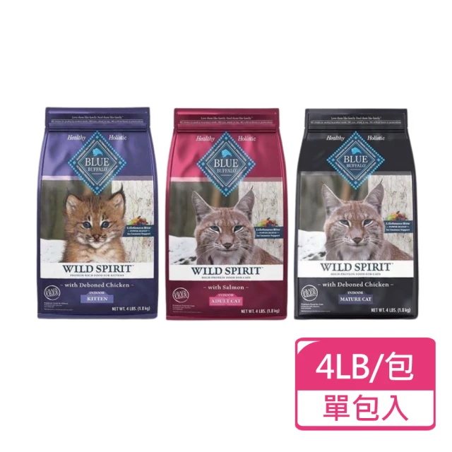 藍摯 原野精靈 無穀貓飼料 4磅(貓飼料 無穀貓糧 寵物飼料)