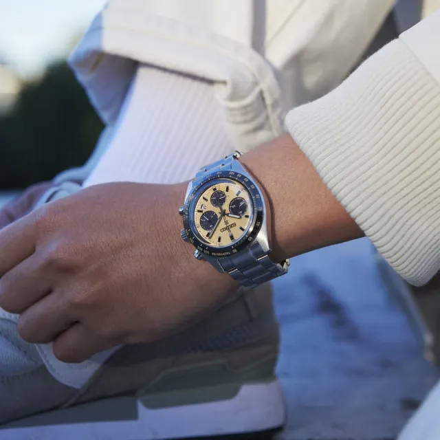 【SEIKO 精工】CS 時尚三眼計時時尚腕錶/39.5mm(SSC817P1/V192-0AF0Y)