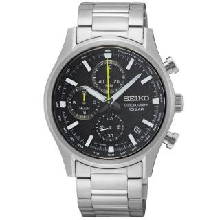 【SEIKO 精工】CS 時尚三眼計時時尚腕錶/39.5mm(SSB419P1/8T67-00S0D)