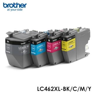 【brother】官方直營 LC462XL-BK/C/M/Y 原廠墨水匣1黑3彩組(四色防水顏料/適用：MFC-J2340DW/MFC-J3940DW)