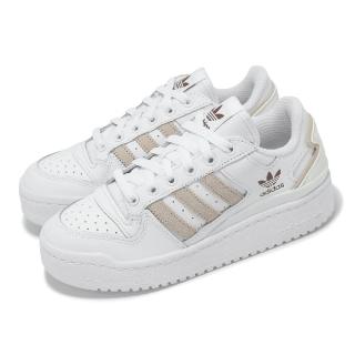 【adidas 愛迪達】休閒鞋 Forum Bold W 女鞋 白 奶茶色 厚底 增高 小白鞋 愛迪達(ID1284)
