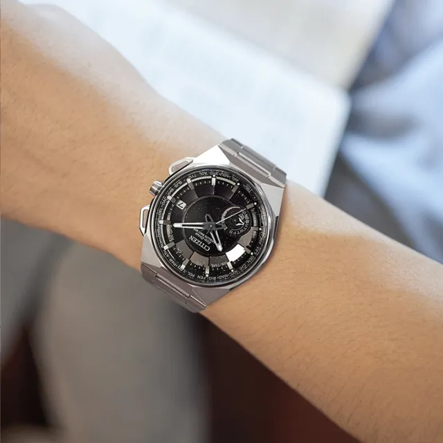 【CITIZEN 星辰】Satellite Wave X 限量 星際黑 GPS 光動能腕錶 禮物 送禮 推薦(CC3097-52E)