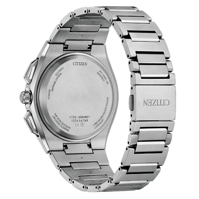 【CITIZEN 星辰】GENTS Satellite Wave X 限量 GPS鈦金屬光動能腕錶 七夕 情人節 送禮(CC3097-52E)