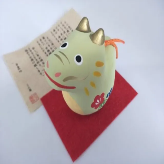 【江戶御緣物語】招福干支 開運干支 生肖龍 緣起物 土鈴 迷你親子龍(R-70 R-71)