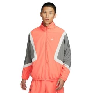 【NIKE 耐吉】AS M NK DF WVN ICON JKT STRTFV 黑白 熱身外套 籃球 運動 長袖 夾克 粉橘白(FZ0249-643 ∞)