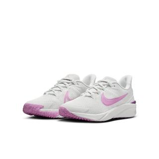 【NIKE 耐吉】STAR RUNNER 4 NN GS 慢跑鞋 女鞋 大童 運動鞋 緩震 白粉紫(DX7615-103)