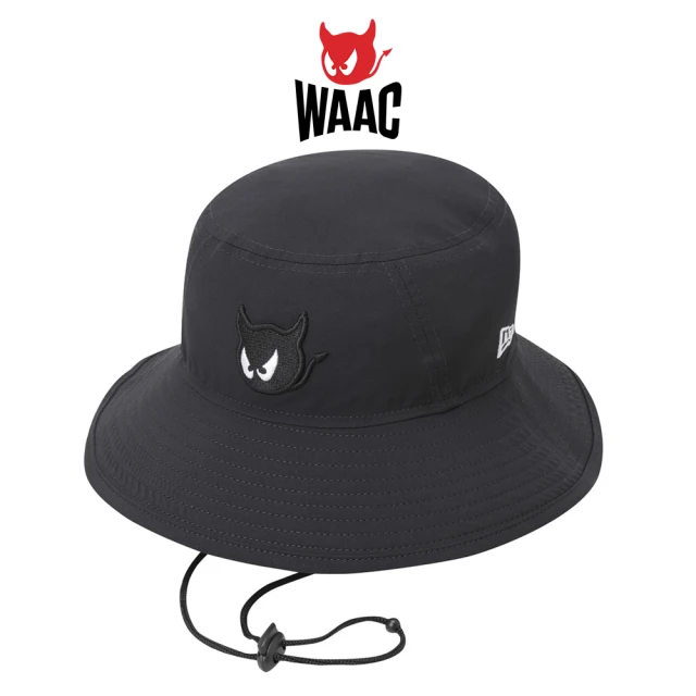 WAAC NEWERA UNSTRUCTURED WAACKY BUCKET HAT 漁夫帽 黑色