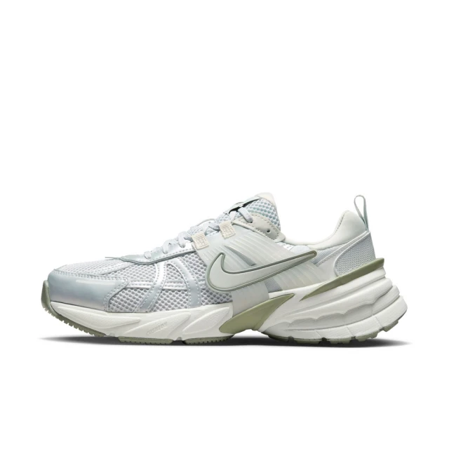 NIKE 耐吉 運動鞋 休閒鞋 WMNS V2K RUN 女鞋 白 淺綠 網布 Y2K 金屬感 老爹鞋(FD0736-006)