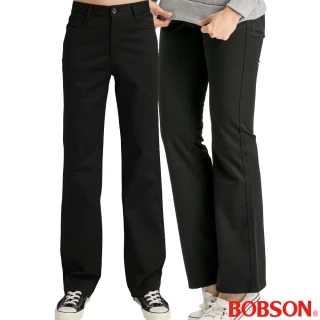 【BOBSON】男女款禦寒保暖混紡毛料褲(6款任選)