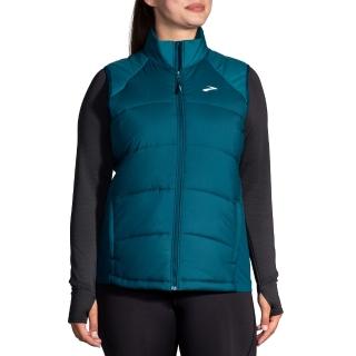 【BROOKS】女 Shield Hybrid 保暖背心3.0 海洋藍/摩洛哥藍(221695449)