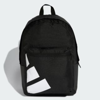 【adidas 愛迪達】後揹包 運動包 書包 大容量 CLSC BARS BTS 黑 JG1527(2396)