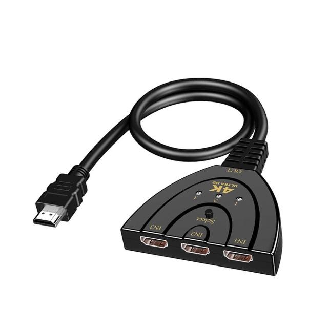 【SYU】HDMI 3進1出切換器 4K(三進一出 HDMI切換器 螢幕切換)