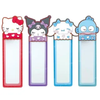 【小禮堂】Sanrio 三麗鷗 造型長形鏡 - 探頭款 Kitty 大耳狗 酷洛米 人魚漢頓(平輸品)