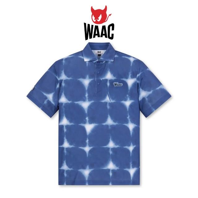 【WAAC】SEERSUCKER LEMON PRINT SS POLO 男士 檸檬印花短袖POLO衫 藍色