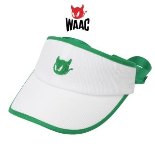 【WAAC】RIBBON VISOR 緞帶高爾夫遮陽帽 綠色
