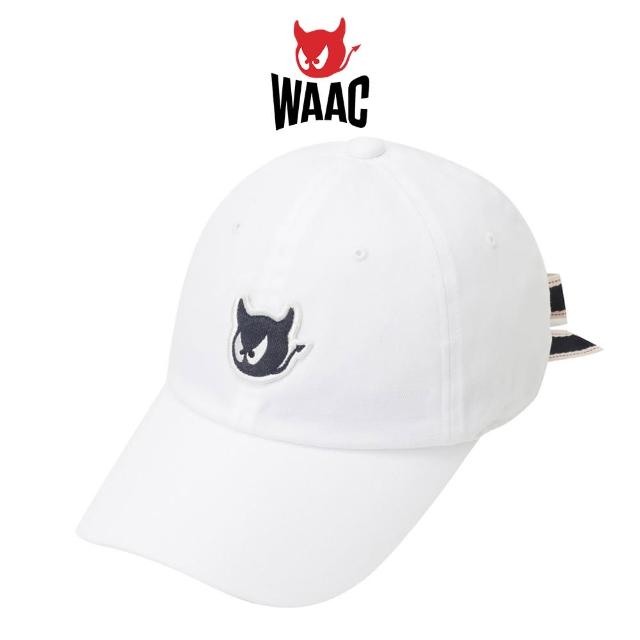 【WAAC】WAACKY RIBBON CAP  緞帶高爾夫球帽 白色