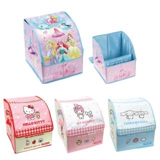 【小禮堂】SKATER 可摺疊收納箱 SRBX1 迪士尼公主 Kitty 美樂蒂 大耳狗(平輸品)