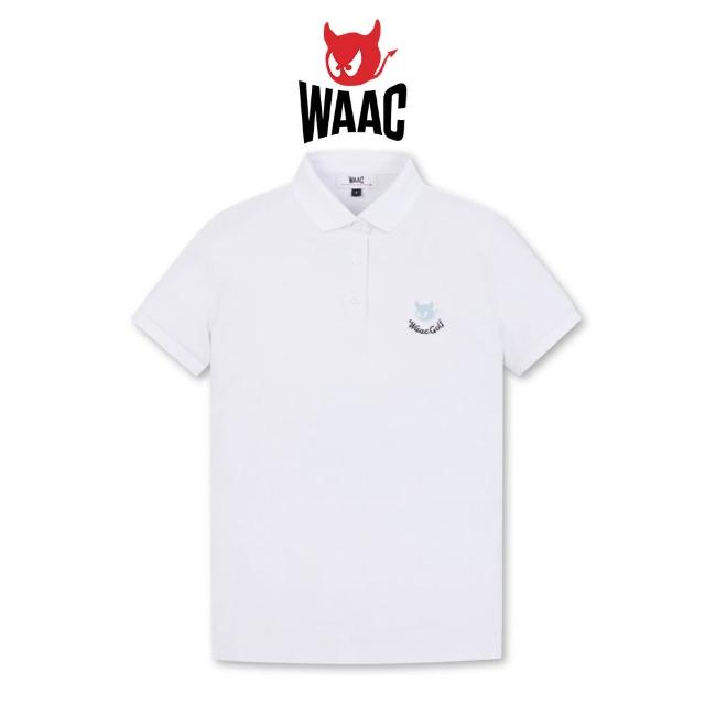 【WAAC】WAACKY PIQUE SS POLO 女士 短袖POLO衫 白色