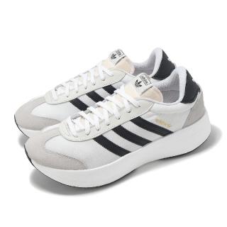 【adidas 愛迪達】休閒鞋 City RNR 男鞋 女鞋 白 黑 灰 復古 麂皮 愛迪達(JI0831)