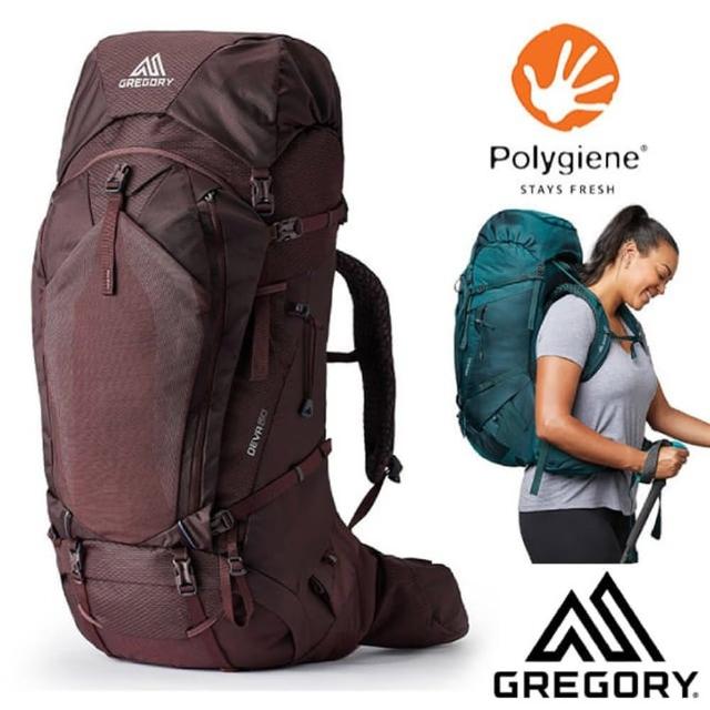 【Gregory】女 DEVA 60 專業網狀透氣健行登山背包__附全罩式防雨罩(142458-4519 茄子色)