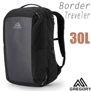 【Gregory】Border Traveler 30L 多功能旅行登機揹包.電腦揹包.行李箱.旅行袋(139312-2426 全面黑)