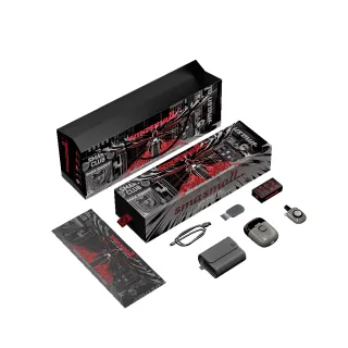 【SMASMALL 昔馬】昔馬黑夜騎士電動刮鬍刀禮盒(刮鬍刀＆鼻毛刀精緻禮盒組/聖誕交換禮物)