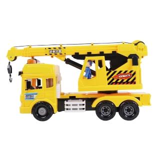 【KIDMATE】臺灣好車隊-大型起重吊車(大型起重吊車 臺灣玩具車 模擬 磨輪車 聲光玩具 中文語音)