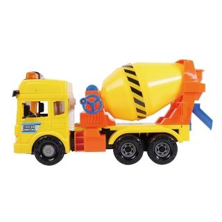 【KIDMATE】臺灣好車隊-大型水泥車(大型水泥車 臺灣玩具車 模擬 磨輪車 聲光玩具 中文語音)