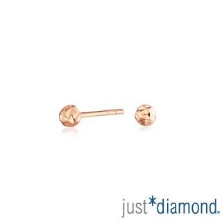 【Just Diamond】璀璨圓舞 18K玫瑰金耳環(網路限定)