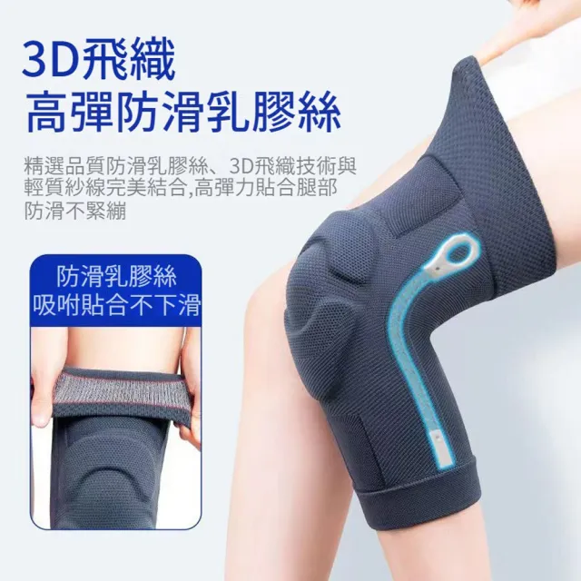 【ANTIAN】日本膝蓋關節護膝帶 2入組(半月板髕骨運動保護套  老寒腿保暖套)