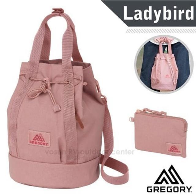 【Gregory】LADYBIRD 2WAY BUCKET 5L 兩用圓筒型水桶包+手挽袋.隨身提袋(131369 玫瑰粉)