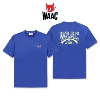 【WAAC】WACKY BACK PRINT SS CREWNECK TOP 男士 圓領短袖上衣 藍色