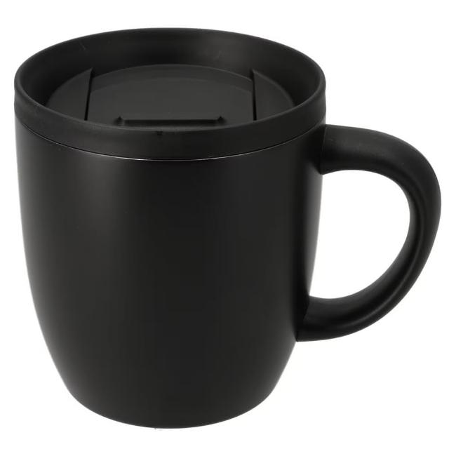 【NITORI 宜得利家居】附蓋不鏽鋼馬克杯 260mL BK ID04(不鏽鋼 馬克杯)