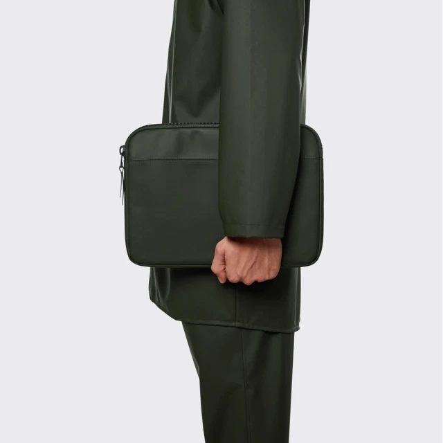 Michael Kors 男款 壓印LOGO荔枝紋皮革大款手