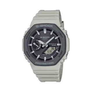 【CASIO 卡西歐】G-SHOCK 藍芽太陽能電力 UrbanUtility 卡其白 八角形錶殼 GA-B2100LUU-5A 45.4mm