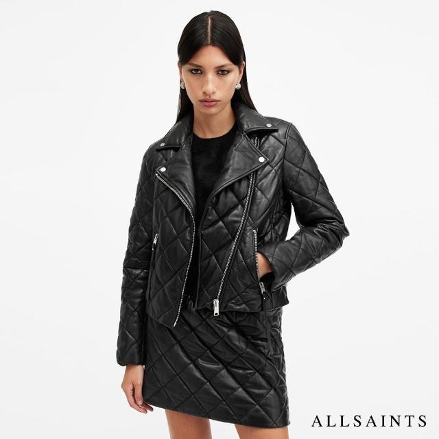 【ALLSAINTS】DALBY QUILT 經典羊皮衍縫騎士皮衣 W003LB(修身版型)